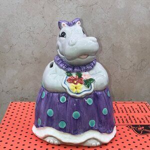 Rare Otagiri 1970's Hippo Musical Coin Bank " You Are My Sunshine"